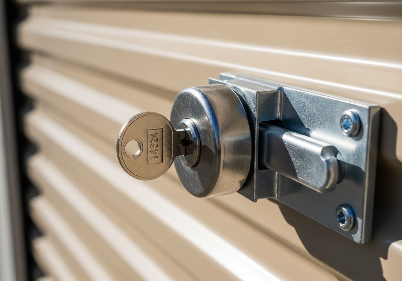 Cylinder Lock & Key Provided