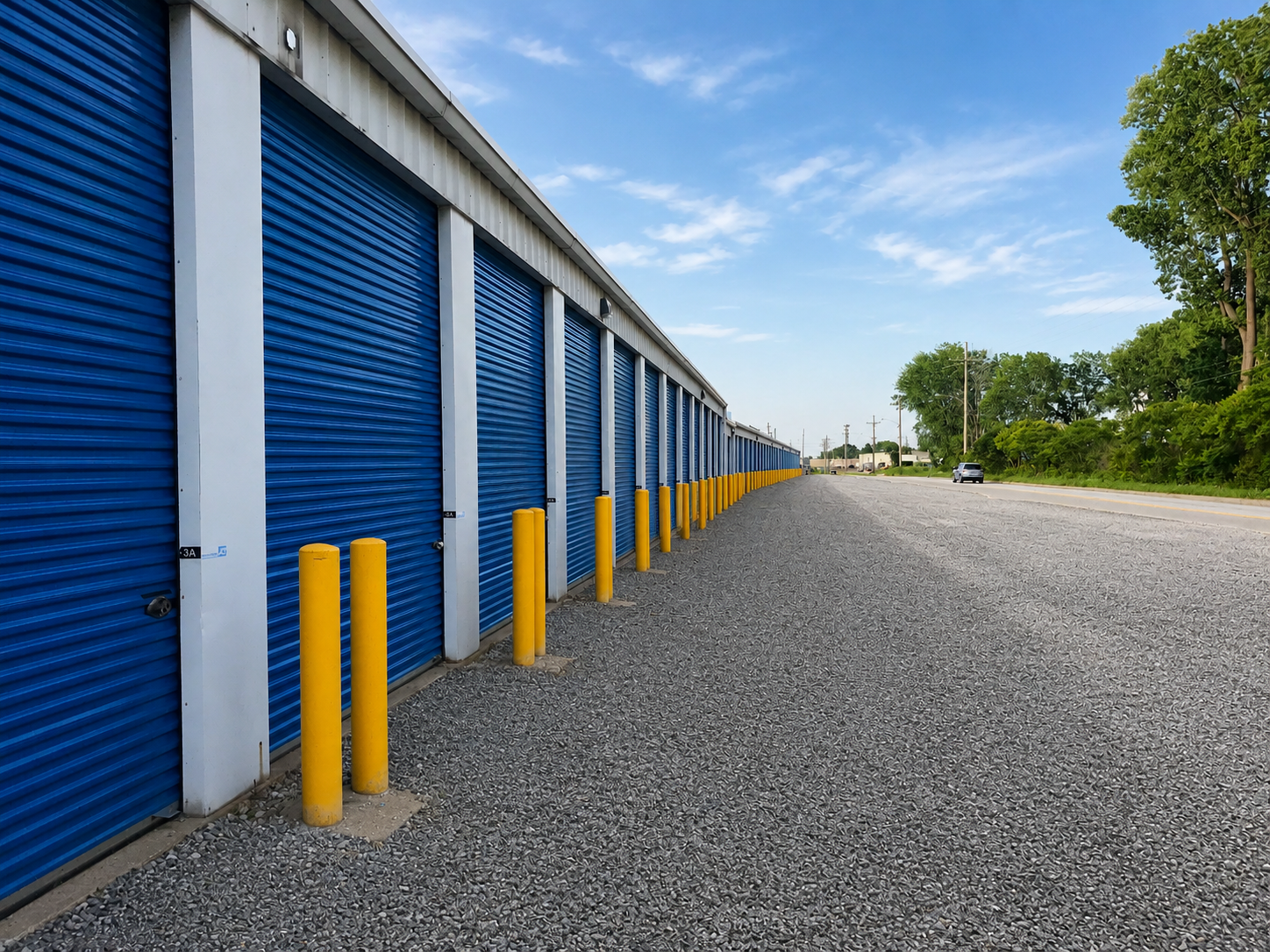 Clean, secure self-storage units